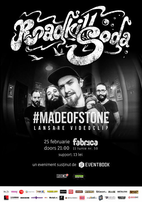 RoadkillSoda lansează videoclipul celui mai recent single – MadeofStone